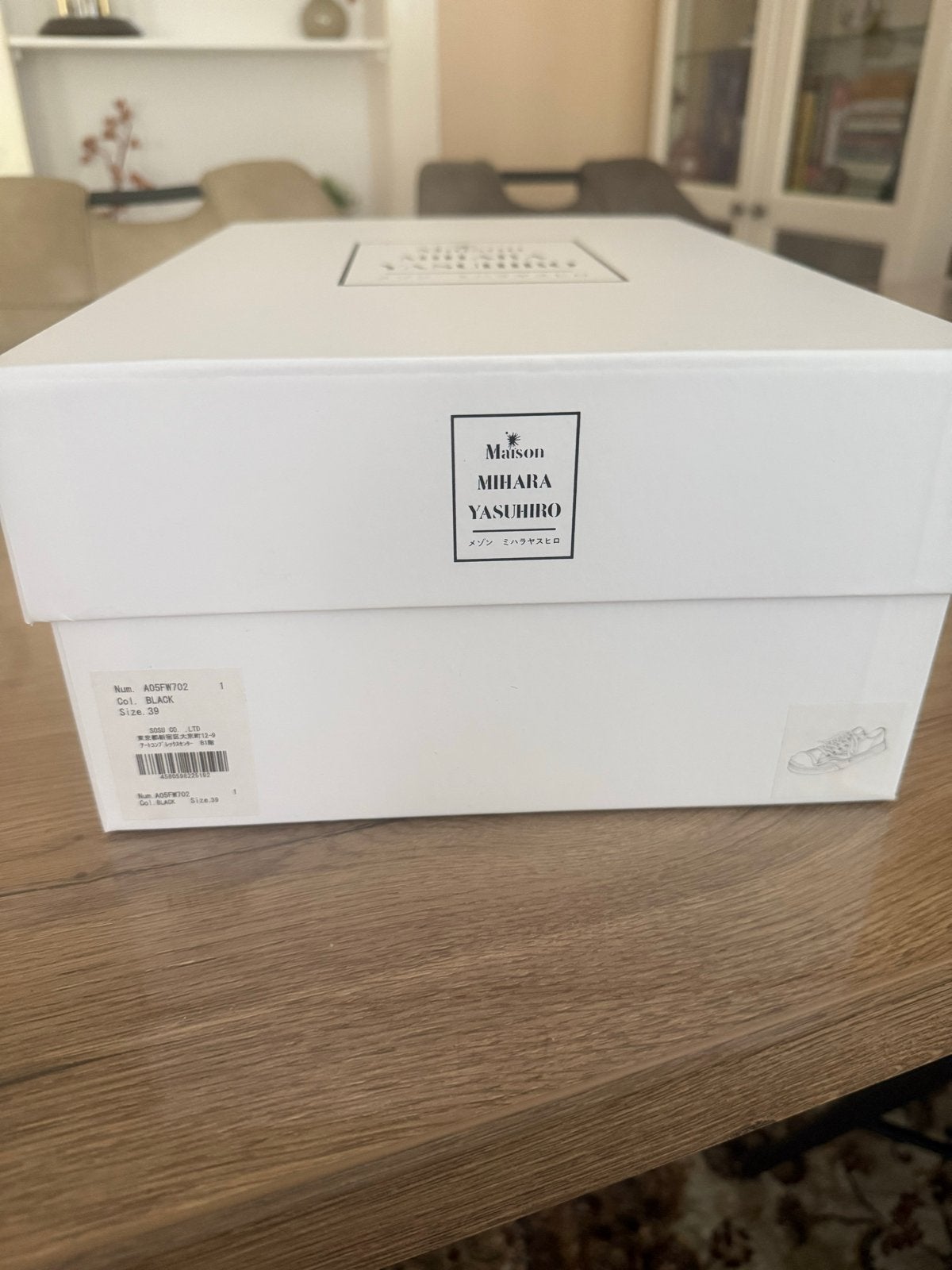Maison Mihara Yasuhiro Sneakers maat 39, Ophalen of Verzenden, Nieuw, Zwart, Sneakers of Gympen