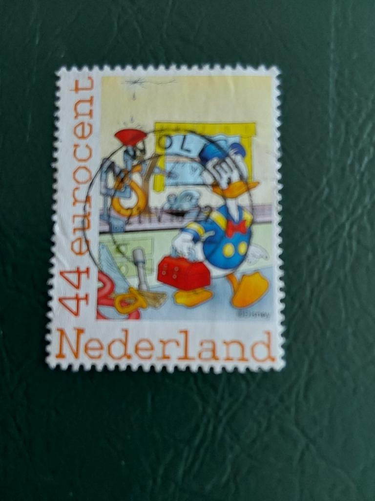 Nvph 2562-Ab-01. Duckstad- Donald. Pers.Postz.  2010 ( gest), Postzegels en Munten, Ophalen of Verzenden