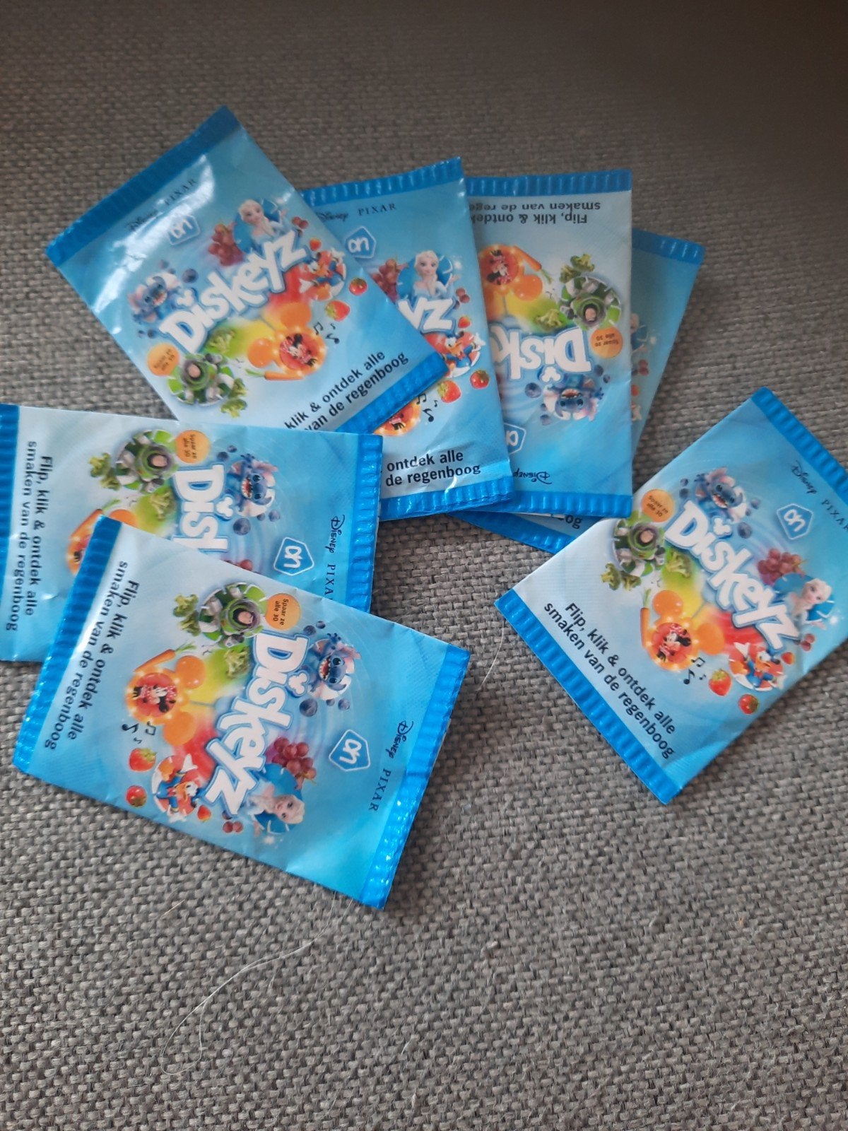 7 dichte pakjes diskeyz van albert heijn, Verzamelen, Albert Heijn, Ophalen of Verzenden