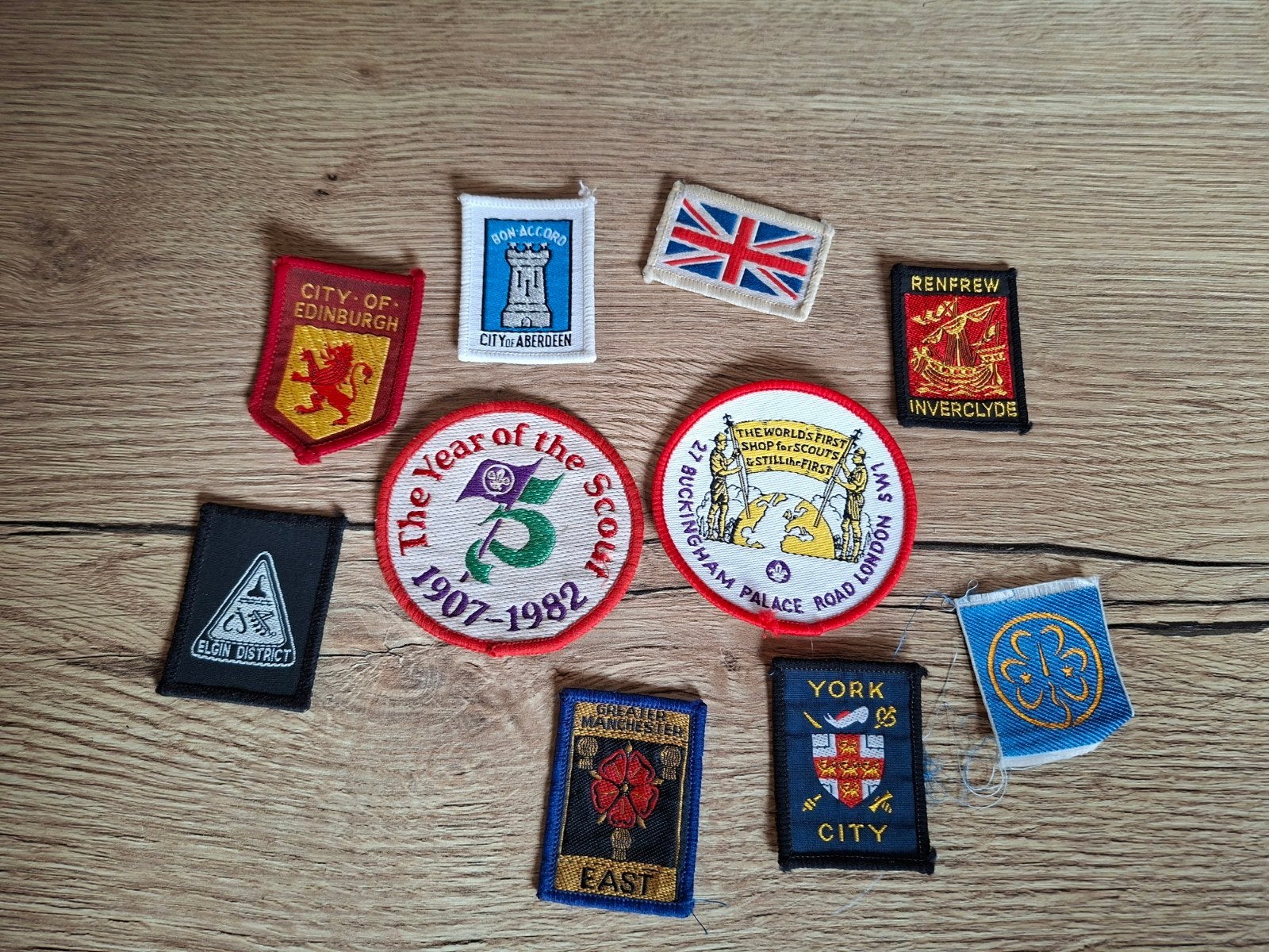 Diverse Britse insignes en patches - Verzameling, Ophalen of Verzenden, Gebruikt