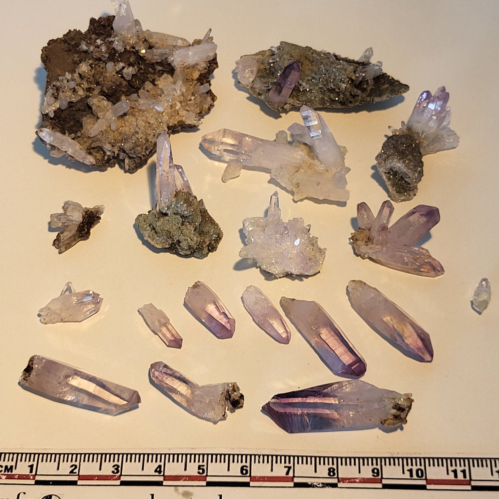 Amethist kleine klusters Veracruz Mexico, Ophalen of Verzenden