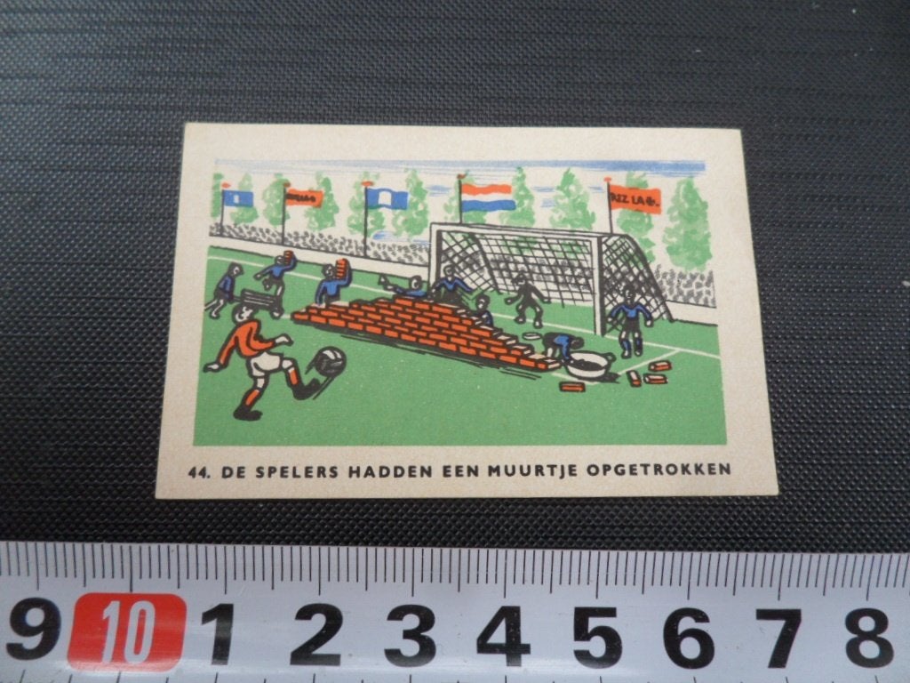 sticker plaatje strip voetbal spreekwoord RIZLA #44, Verzamelen, Ophalen of Verzenden, Zo goed als nieuw