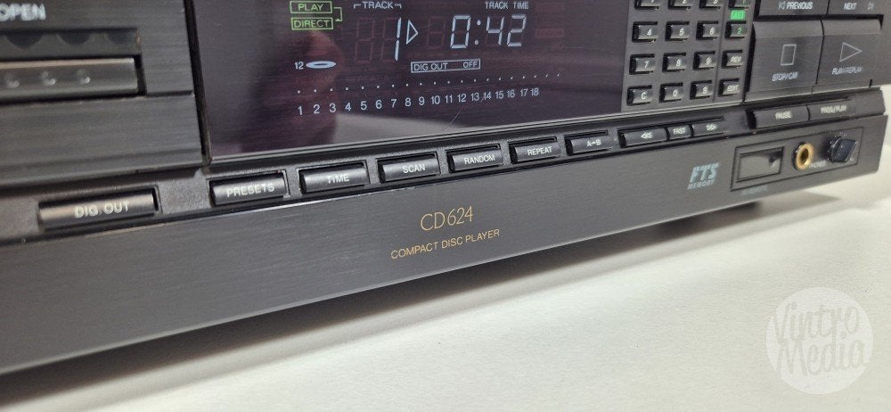Philips CD624 CD-Speler | CD | CDM4 Swingarm | Garantie, Audio, Tv en Foto, Cd-spelers, Ophalen of Verzenden, Refurbished, Philips