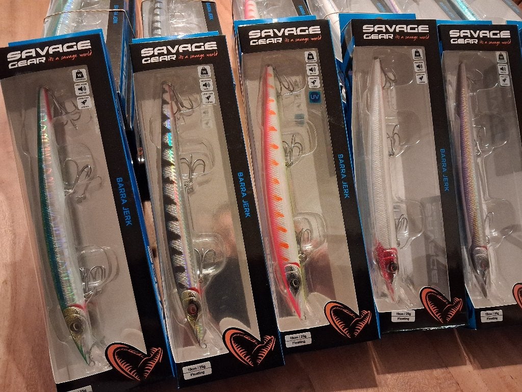 Savage Gear Barra Jerk 19cm/25g Floating.....in 6 kleuren!, Watersport en Boten, Tinstraat, Savage Gear, Overige typen, Nieuw