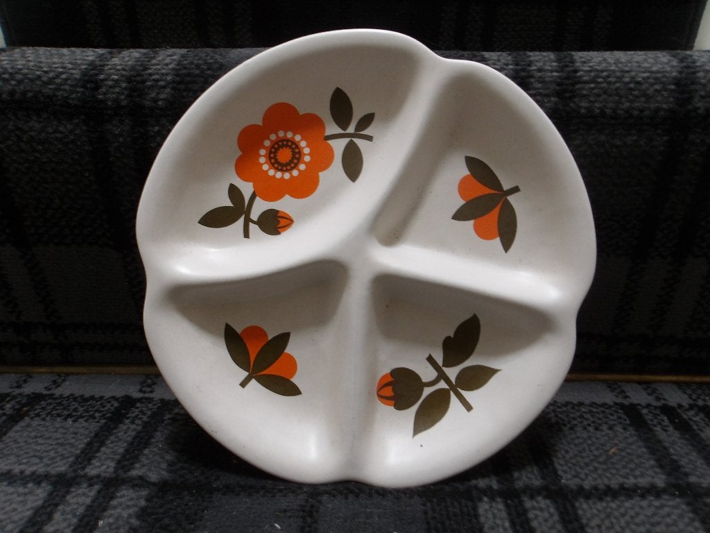 Flora Rosa schaal 1261 oranje aardewerk, Antiek en Kunst, Antiek | Keramiek en Aardewerk, Ophalen of Verzenden