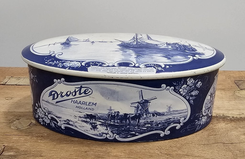 LEUK OUD BROCANT "DROSTE" BLIK, Ophalen of Verzenden, Gebruikt, Overige, Droste