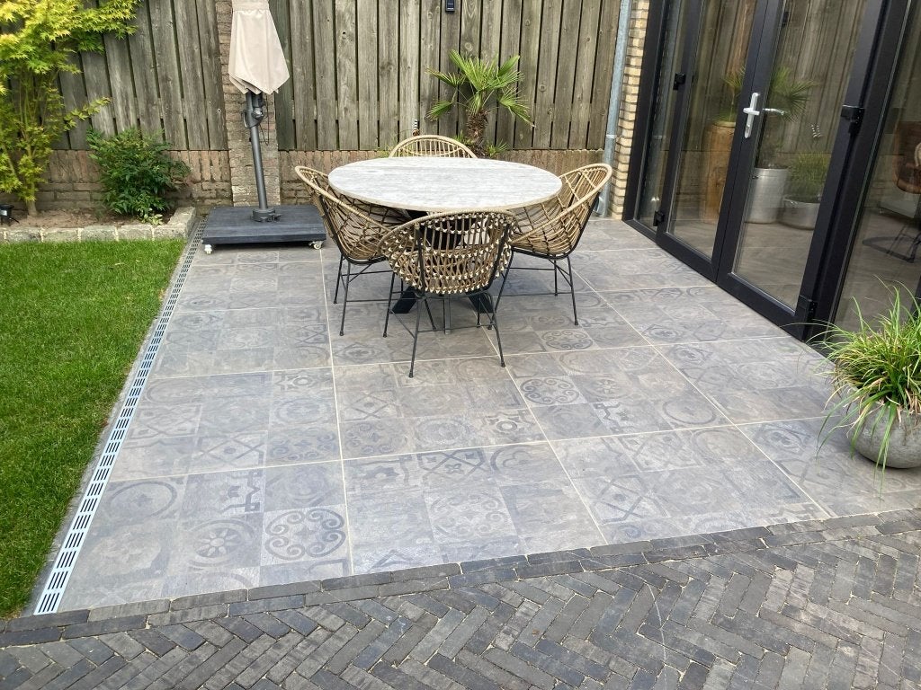 decortegels keramische terrastegels 80x80x2 cm actie, Keramiek, Nieuw, Ophalen of Verzenden, 10 m² of meer