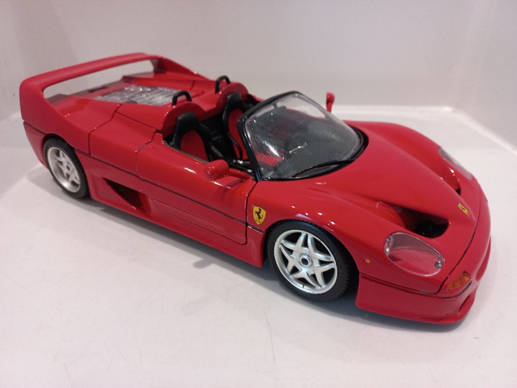 Ferrari F50 Bburago 1:18 modelauto 144, Ophalen of Verzenden, Zo goed als nieuw, Auto, Bburago