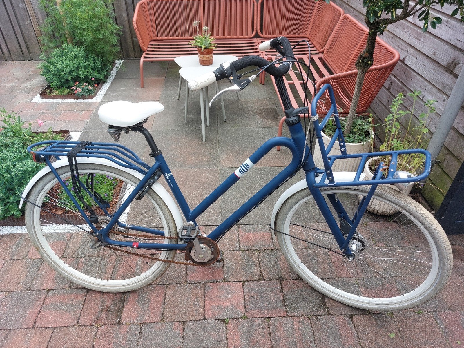 Batavus utility BUB damesfiets, Ophalen, Batavus, 50 tot 53 cm, Schijfrem