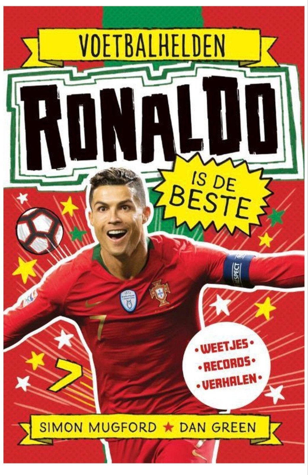 ️GEVRAAGD️ Boek voetbalhelden Ronaldo is de beste, Ophalen, Zo goed als nieuw