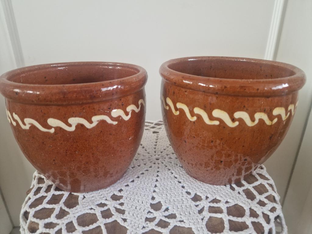 Bloempotten, Antiek en Kunst, Antiek | Keramiek en Aardewerk, Ophalen of Verzenden