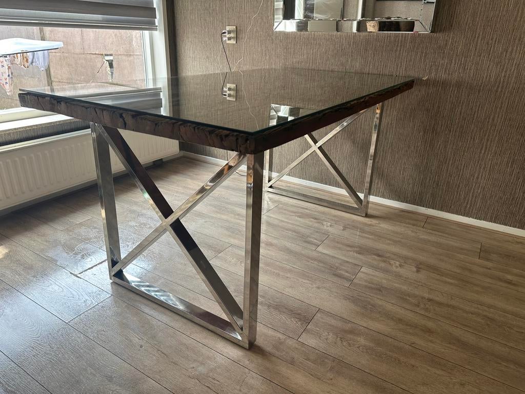 Eettafel 160x90  Kensington wagonhout richmond style, Huis en Inrichting, Tafels | Eettafels, Ophalen, Gebruikt