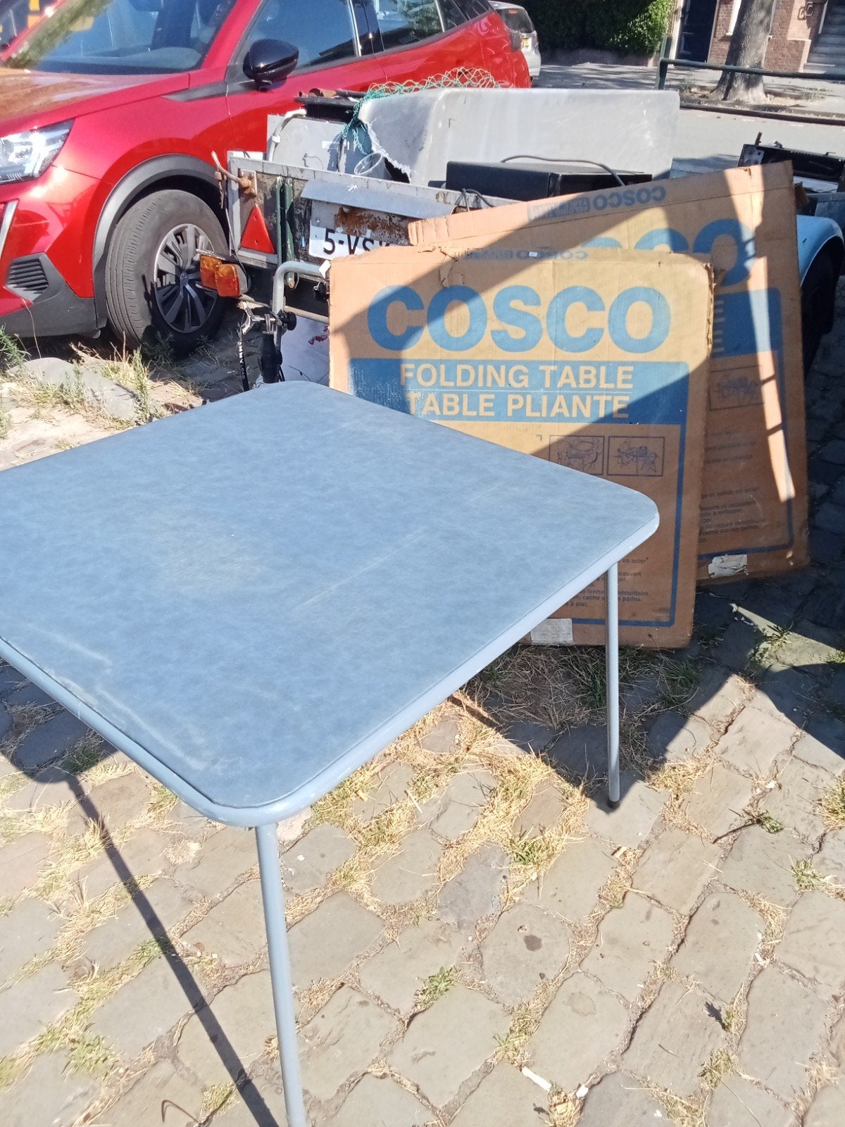 Cosco Opvouwbare Campingtafel - Gebruikt, Ophalen of Verzenden, Gebruikt, Campingtafel