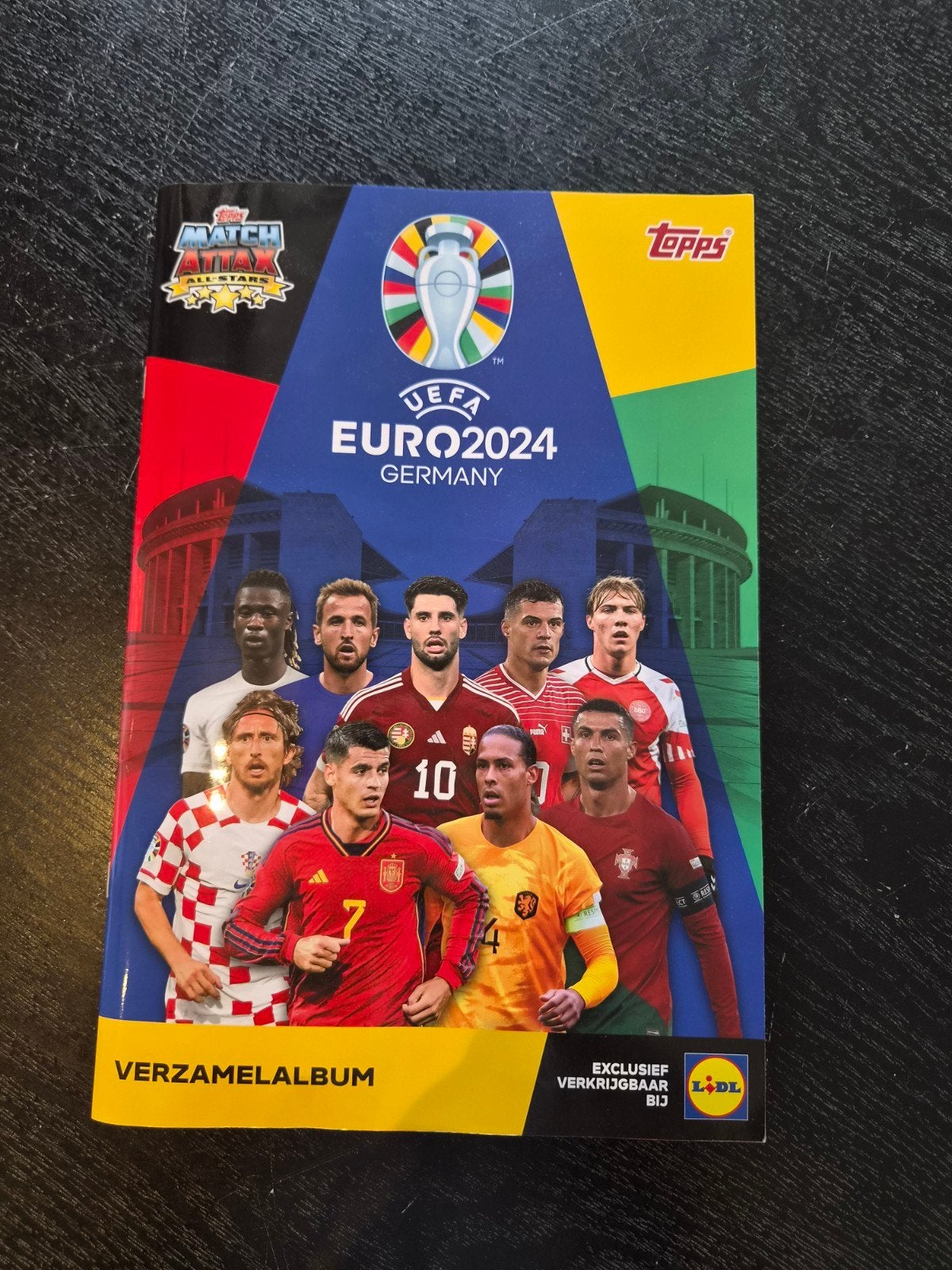 Complete Album Topps Match Attax - Euro 2024, Ophalen, Nieuw, Buitenlandse clubs, Poster, Plaatje of Sticker