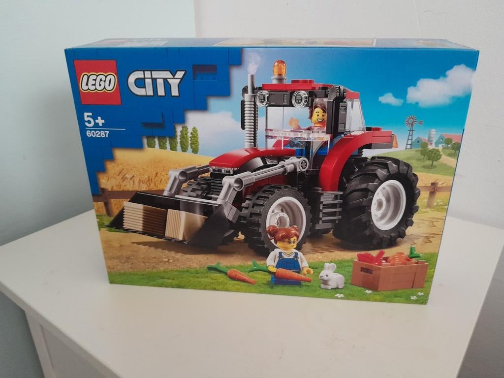 LEGO City Tractor 60287 - Nieuw en Ongeopend, Inclusief minifiguren, City, Lego, Nieuw
