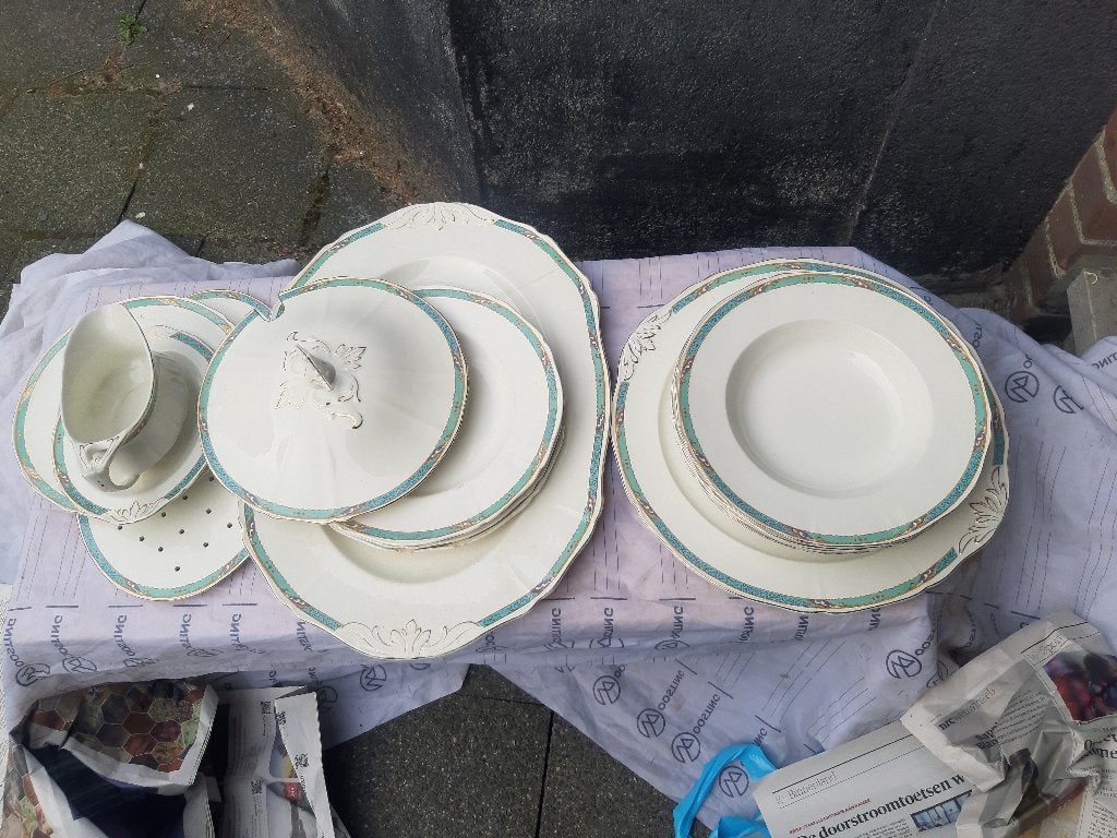 Antiek servies,t merk Alfred Meakin England, Zenith Shape, Ophalen, Overige merken, Zo goed als nieuw, Overige stijlen