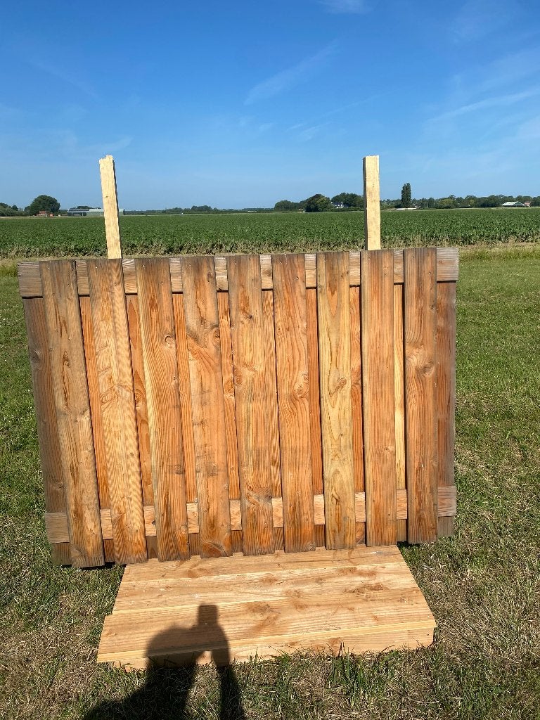 21-planks schuttingdeel nu voor € 35,- per stuk! 130x180 cm, Ophalen, 1 tot 2 meter, Minder dan 3 meter, Zo goed als nieuw