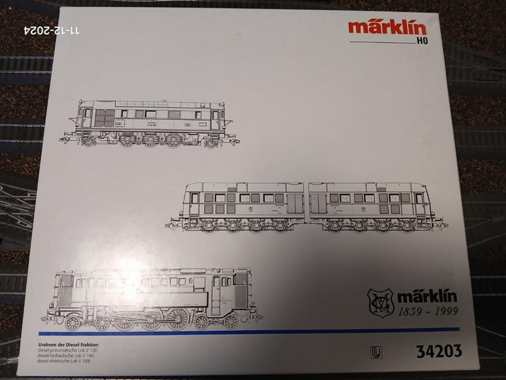 Märklin set 34203 Delta digitaal  (3 locomotieven), Wisselstroom, Ophalen of Verzenden, Märklin, Gebruikt