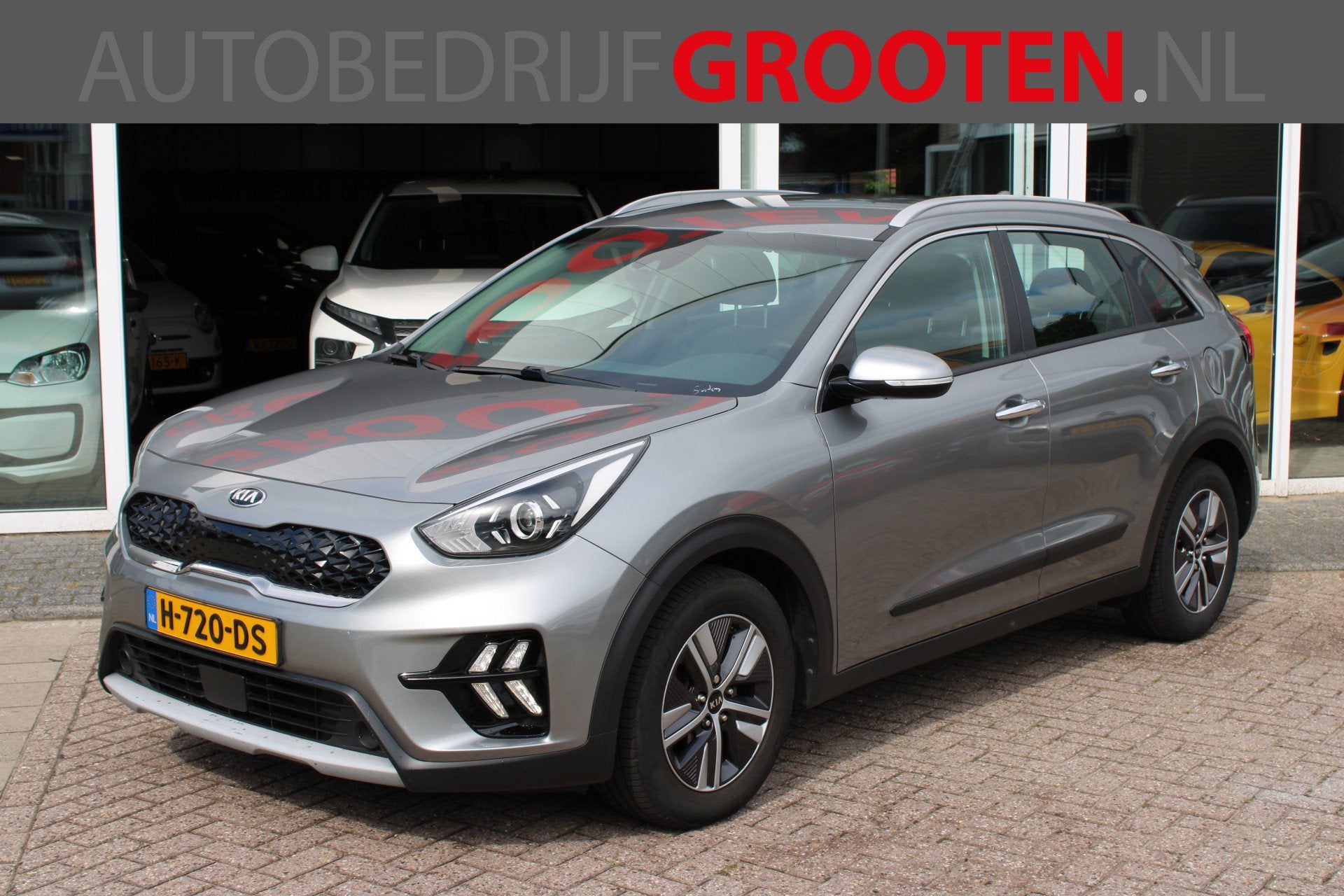 Kia Niro 1.6 GDi Hybrid DynamicLine (bj 2020, automaat), Auto's, Dealer onderhouden, Stof, Gebruikt, Origineel Nederlands
