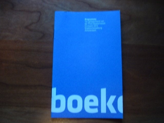 Boekenbal.(750)  Programma Boekje Boekenbal 2012 ,cpnb, Boeken, Boekenweekgeschenken, Ophalen of Verzenden, Zo goed als nieuw