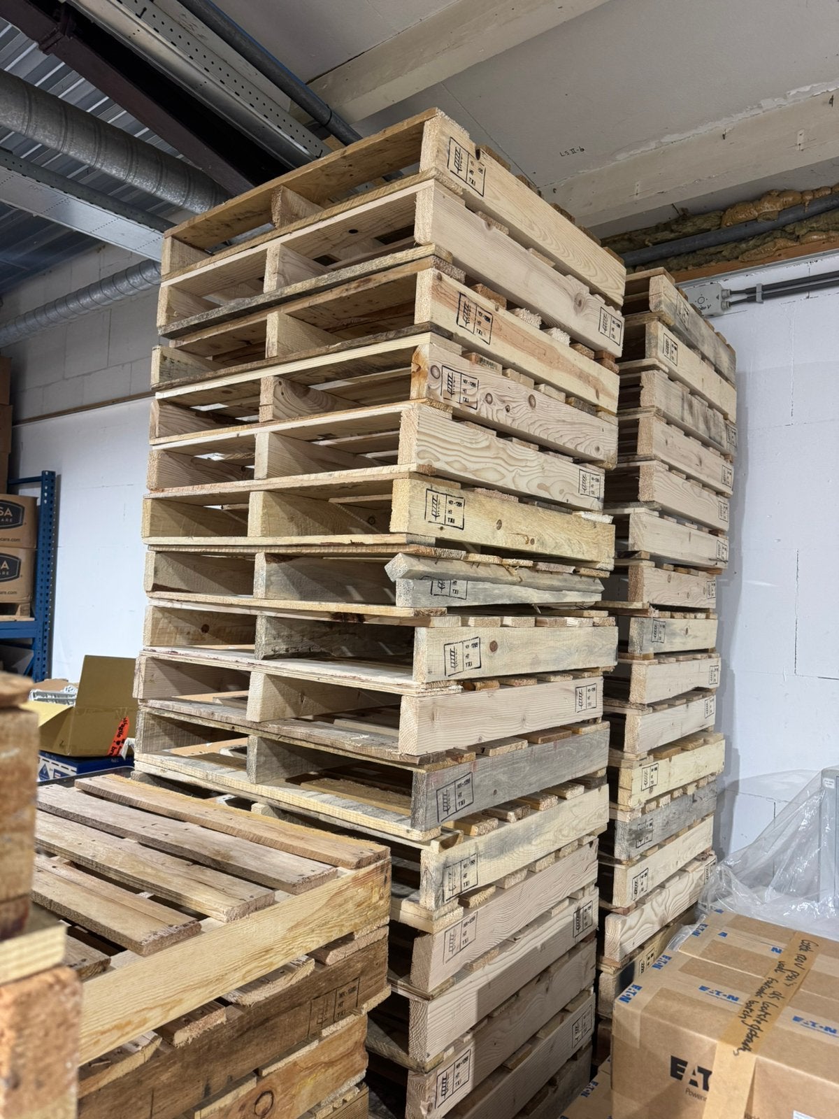 100 pallets 80 x 70 cm, Ophalen, Zo goed als nieuw, Pallet, Minder dan 200 cm