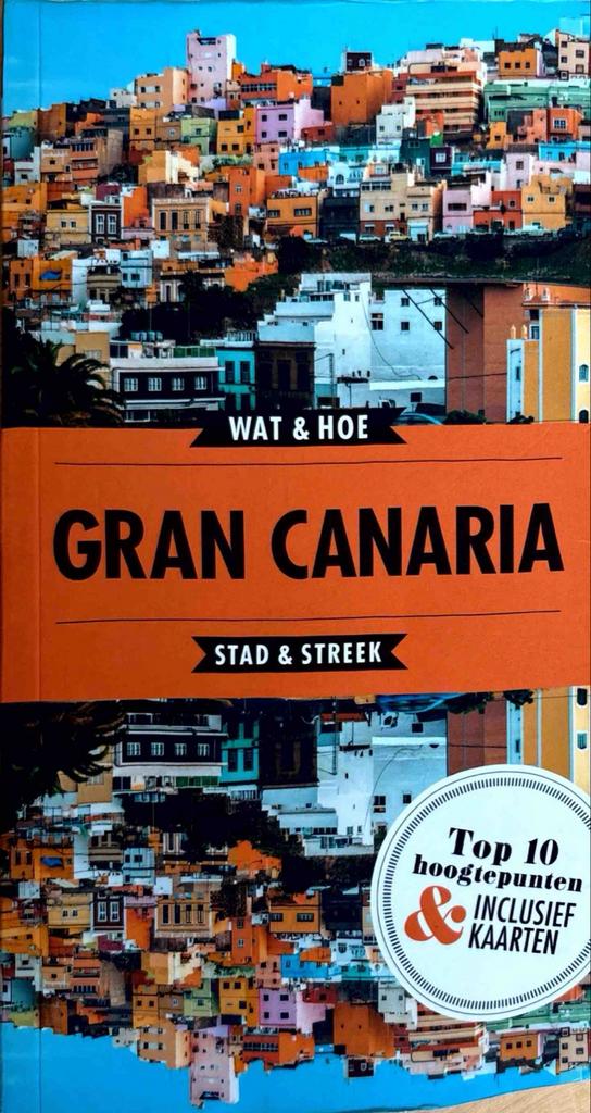 Wat & Hoe Gran Canaria Stad & Streek Reisgids, Overige merken, Europa, Ophalen of Verzenden, Zo goed als nieuw