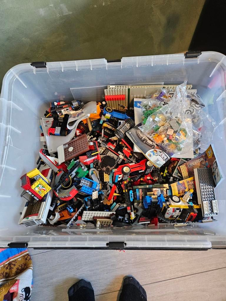 Grote partij Lego met sets en losse stenen, Ophalen of Verzenden