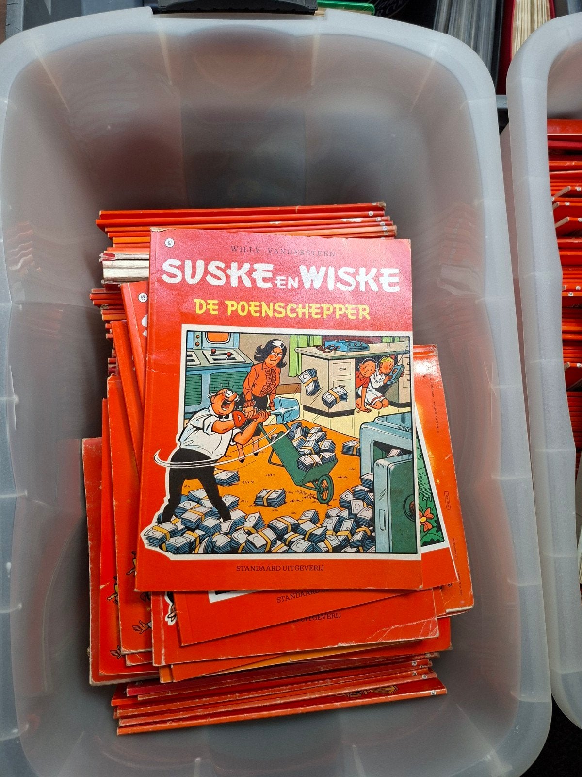 Grote collectie Suske en Wiske stripboeken, Boeken, Meerdere stripboeken, Ophalen, Gelezen, Willy Vandersteen
