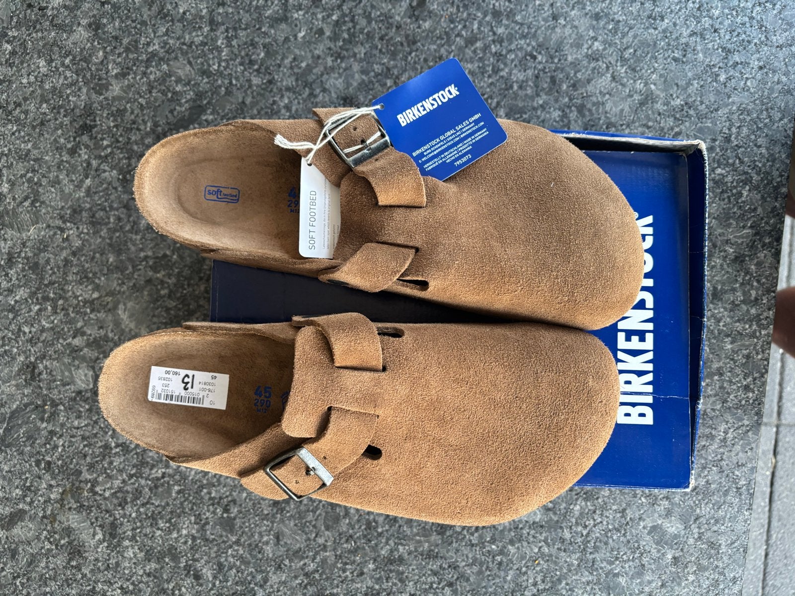 Birkenstock Boston BS Slippers - Nieuw met prijskaartje, Kleding | Heren, Slippers, Bruin, Nieuw, Ophalen of Verzenden