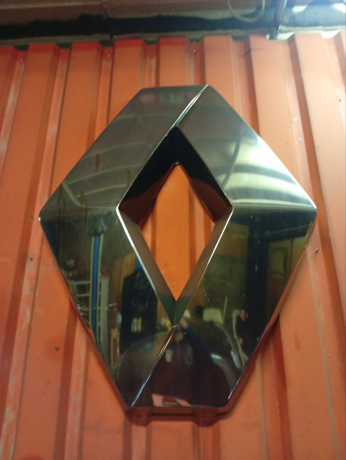 Groot Renault logo embleem 120cm bij 90cm, Ophalen