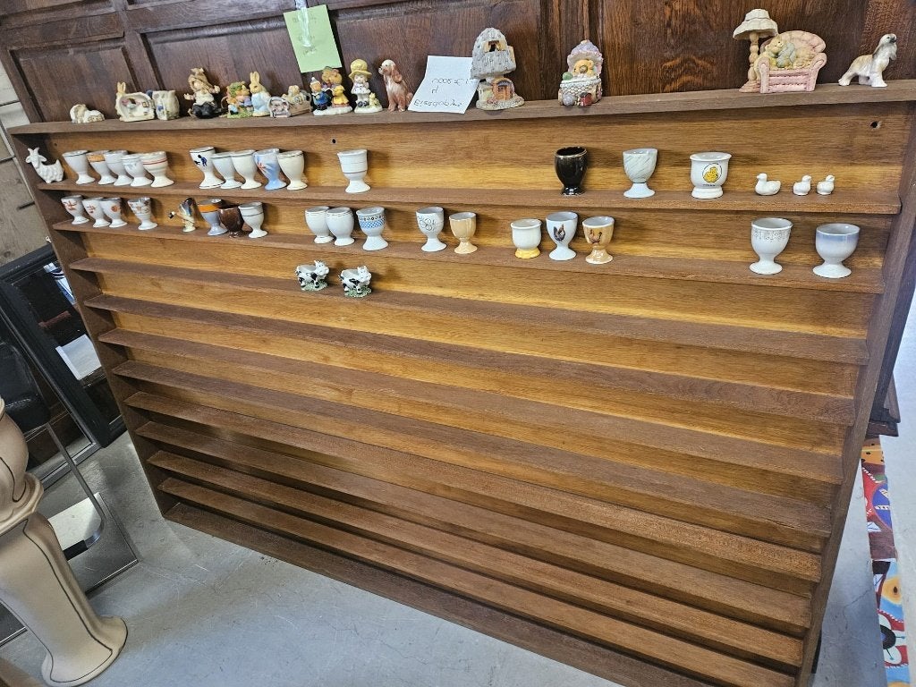 houten verzamelvitrine of letterba, Huis en Inrichting, Ophalen, 150 tot 200 cm, Zo goed als nieuw, .