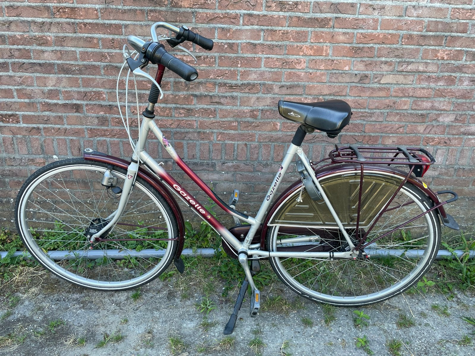 Gazelle stationsfiets, Ophalen, Gebruikt, Velgrem, Versnellingen