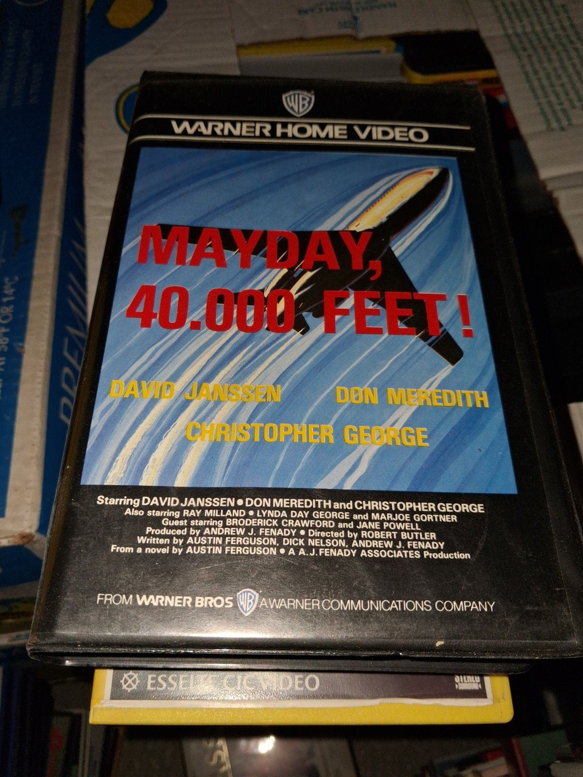 Betamax ex-rental  - Mayday At 40000 Feet, Alle leeftijden, Ophalen of Verzenden, Gebruikt, Horror