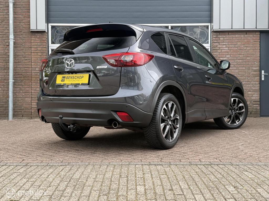 Mazda CX-5 2.0 SkyActiv-G 160 GT-M 4WD Navi Camera Trekhaak, Auto's, Mazda, Automaat, Stof, Zwart, 4 cilinders