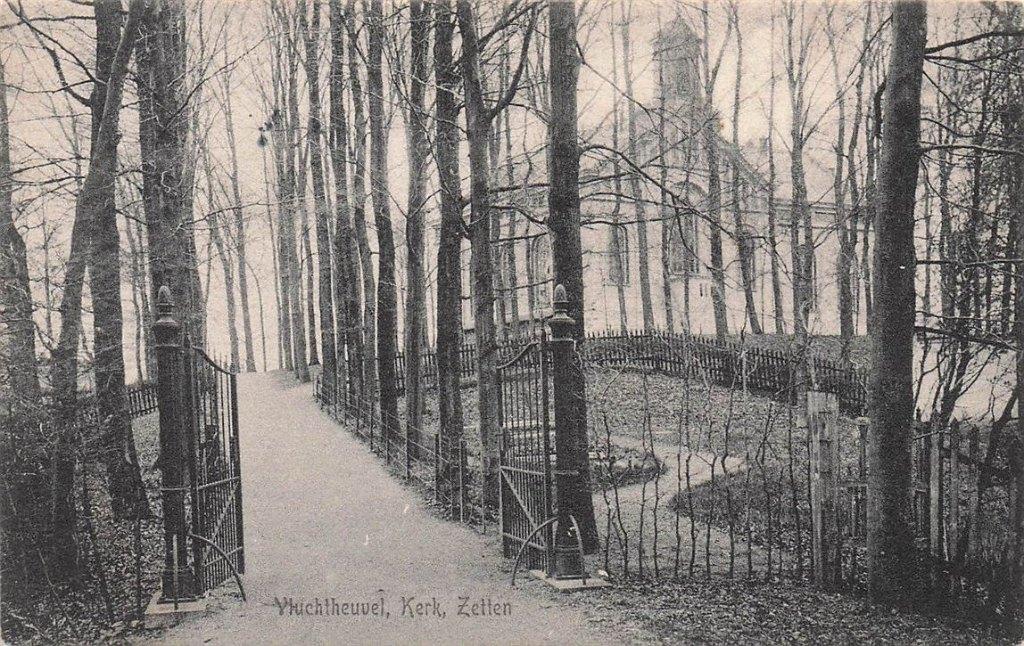703-438-009 Vluchtheuvel Kerk Zetten, Verzenden, Voor 1920, Gelderland