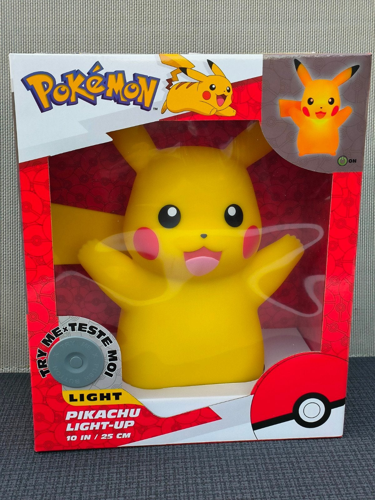 Pokemon Pikachu 3D  Led Lamp 25 cm, Ophalen, Nieuw