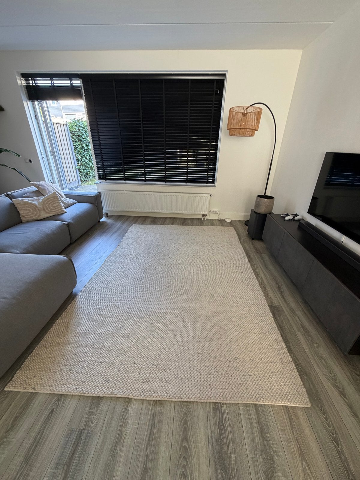 Handgemaakt Molino Vloerkleed - Wit (190x280 cm), Ophalen, Wit, 150 tot 200 cm, 200 cm of meer