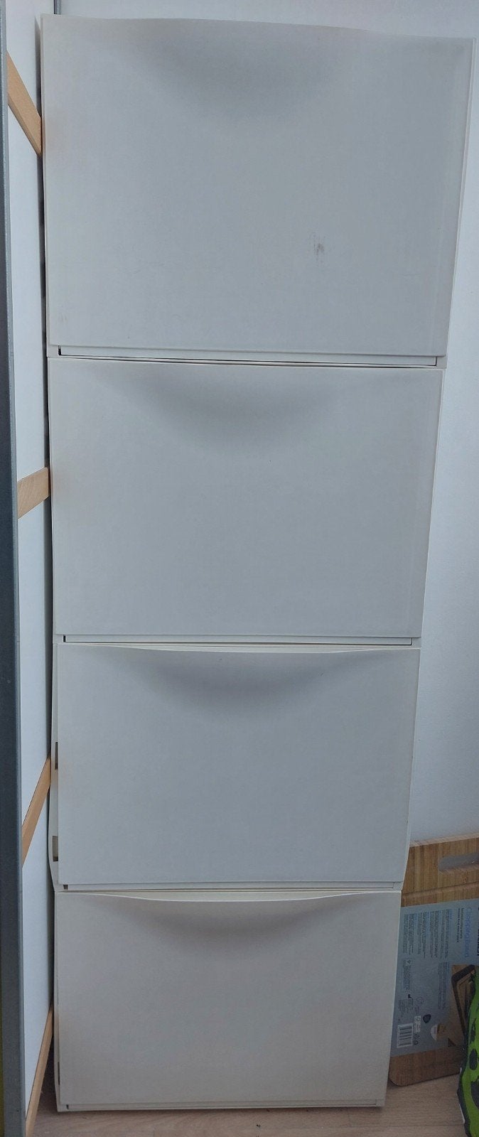 IKEA TRONES Schoenenkast - Wit - 4 stuks, Ophalen, Gebruikt, Modern