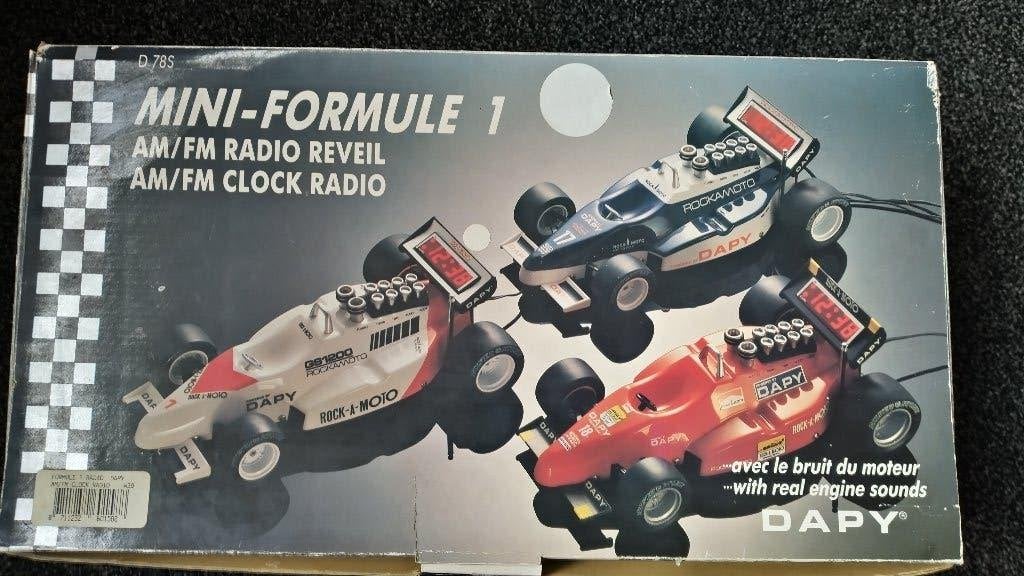 Vintage DAPY Radio Clock Alarm Rare F1., Ophalen of Verzenden, Nieuw, Radio