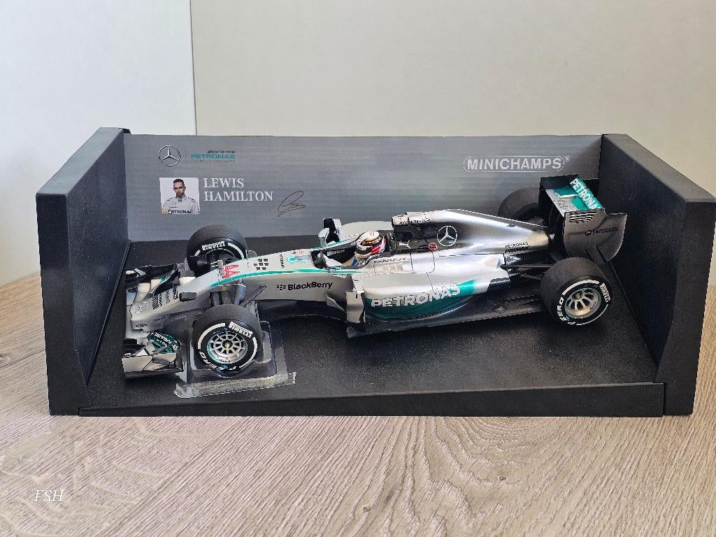 Mercedes W05, Lewis Hamilton, GP Australië 2014. *TOPMODEL*, Ophalen of Verzenden, Zo goed als nieuw, Auto, MiniChamps