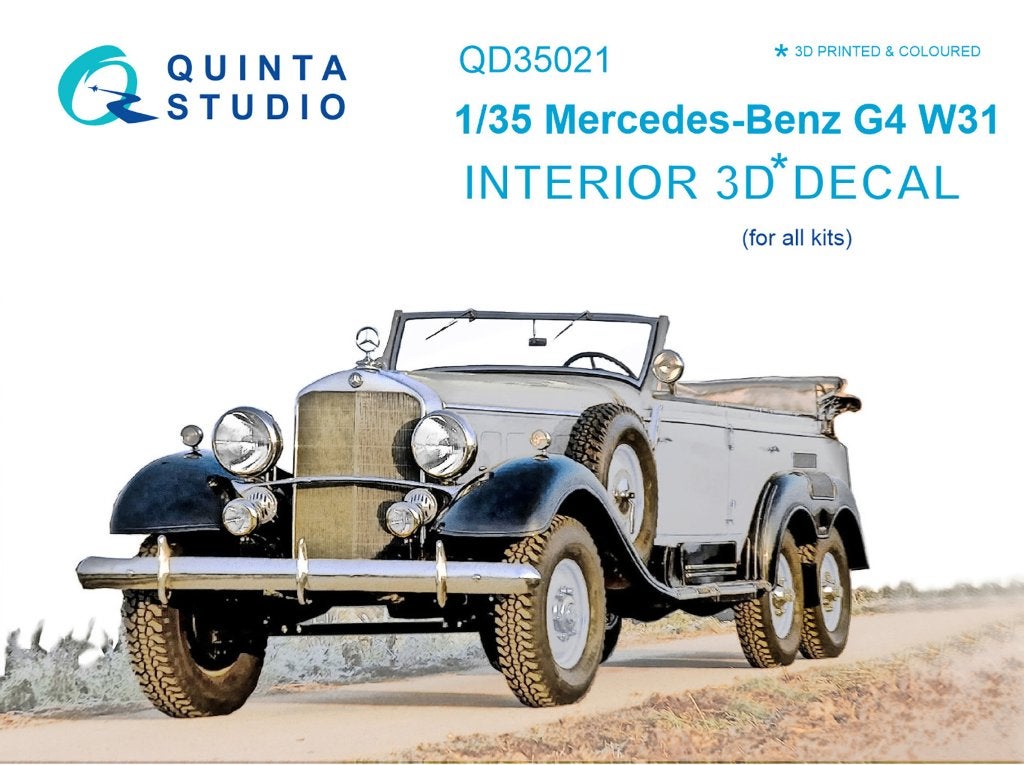 H-757,QUINTA STUDIO 1-35,NO,QD35021,Mercedes-Benz G4 W31, Overige merken, 1:32 tot 1:50, Overige typen, Nieuw