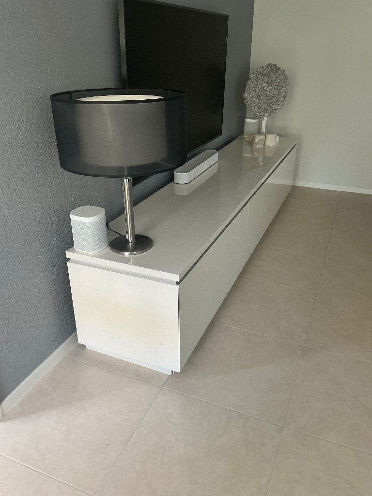 Lage kast (interlubke), Huis en Inrichting, Tafels | Eettafels, Ophalen, Minder dan 50 cm, 200 cm of meer, Zo goed als nieuw