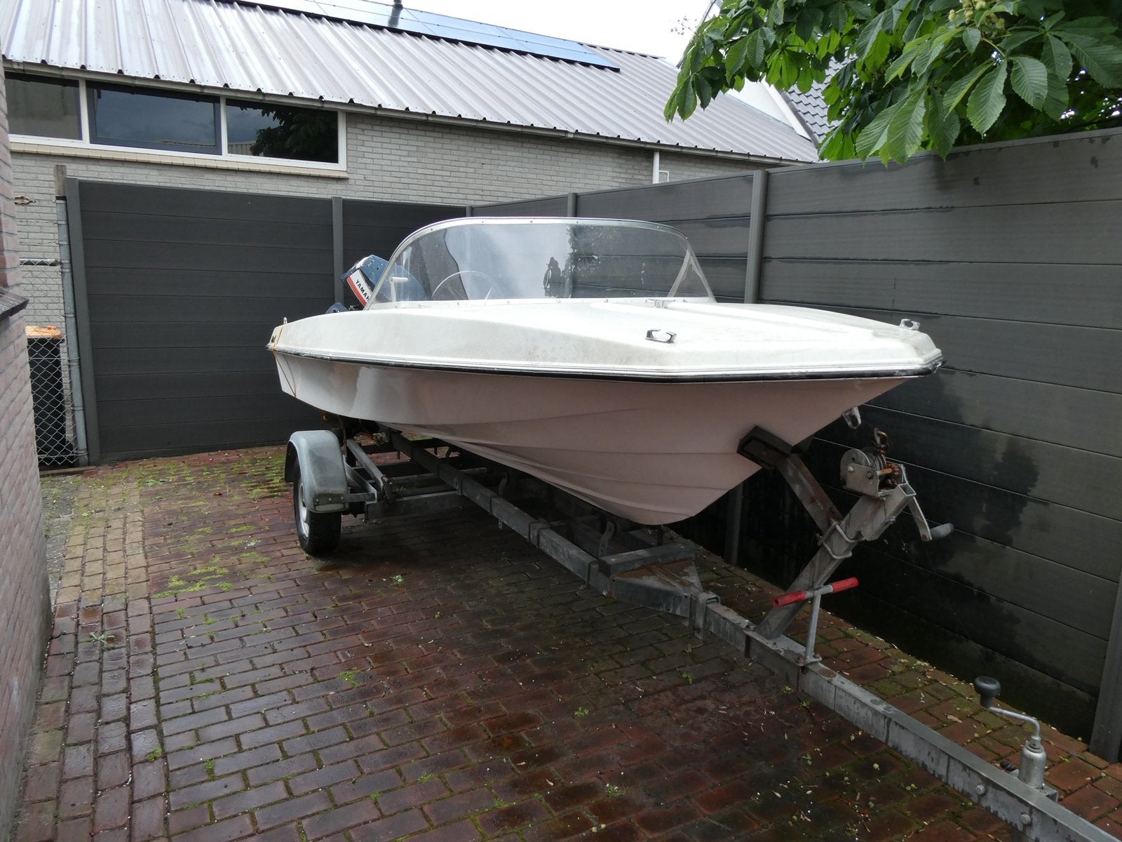 RIAMAR oldtimer motorboot met 40 pk incl. kanteltrailer., Watersport en Boten, Overige merken, Gebruikt, Buitenboordmotor, Polyester