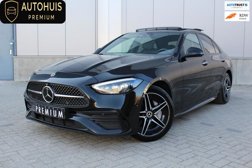 Mercedes-Benz C-klasse C300e AMG Premium Plus Pano/Head-up/T, Automaat, Achterwielaandrijving, 1800 kg, 4 cilinders