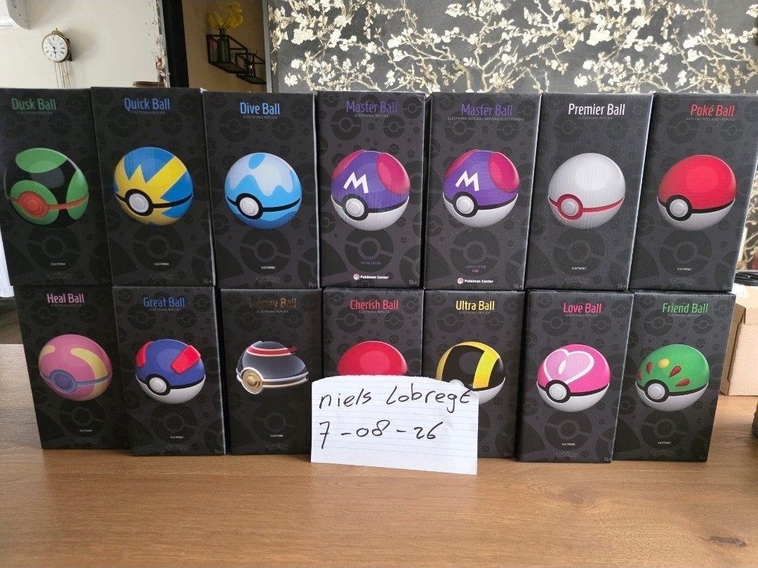 pokemon pokeball set the wand company, Ophalen of Verzenden