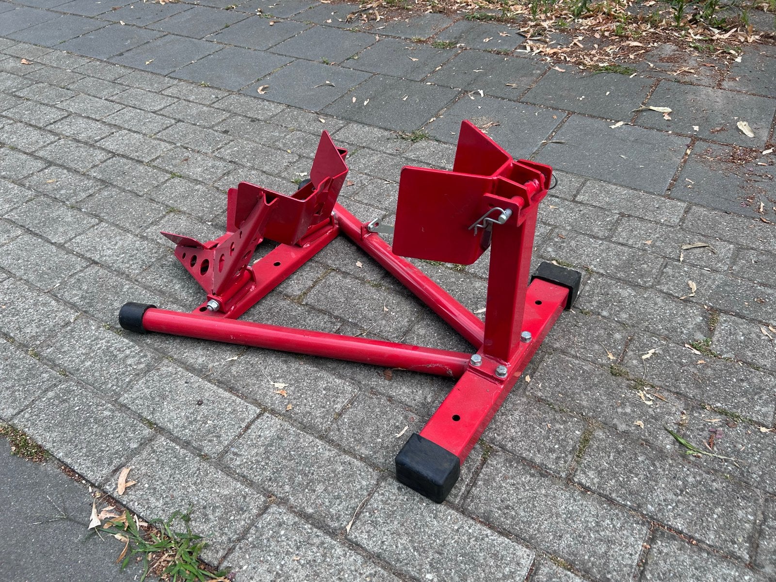 HBM motorsteun - standaard voor onderhoud of op aanhanger, Motoren, Accessoires | Overige, Ophalen of Verzenden, Nieuw