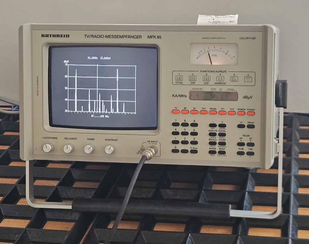 Kathrein TV/Radio Meetontvanger MFK 85, Ophalen of Verzenden, Zo goed als nieuw
