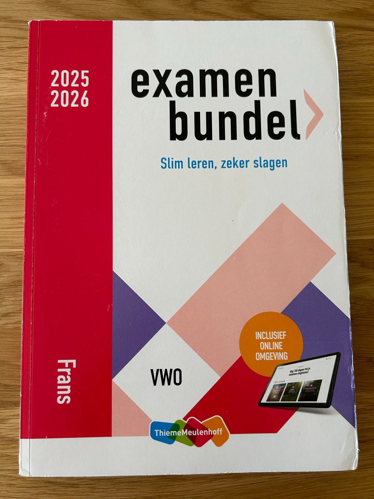Examenbundel VWO Frans 2025/2026, Ophalen of Verzenden, Alpha, Zo goed als nieuw, Overige niveaus