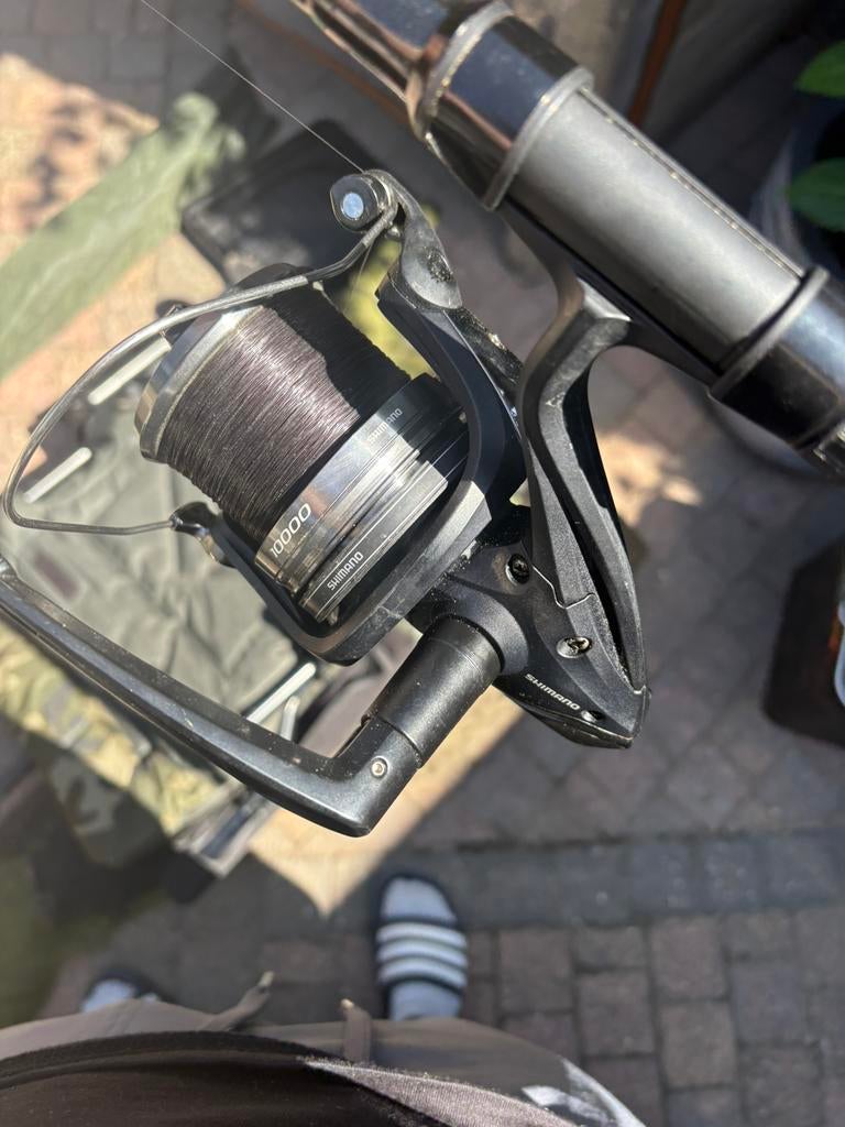 2 shimano beastmaster 10000xb, Ophalen of Verzenden, Gebruikt, Molen