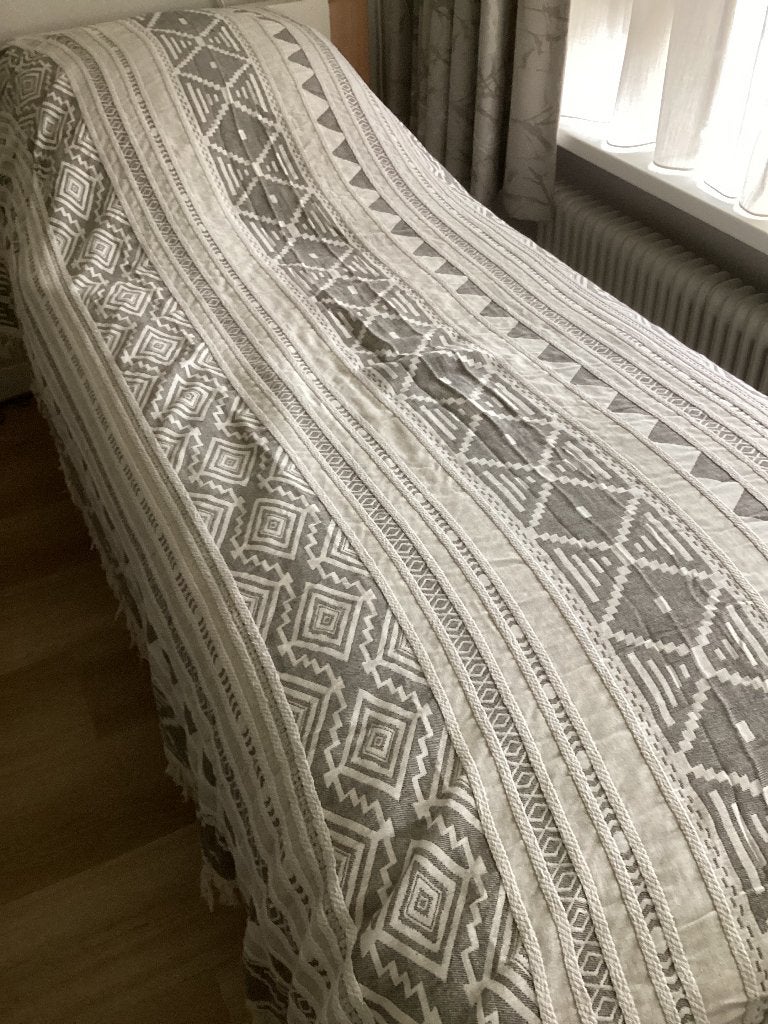 2x eenpersoons kleed of sprei, Egyptische katoen, nieuw, Overige typen, Nieuw, Ophalen of Verzenden, Overige kleuren